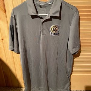 Adidas Boston Bruins 2020 Playoffs collared shirt size medium
